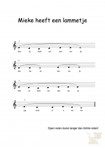 Bladmuziek/sheet music 
